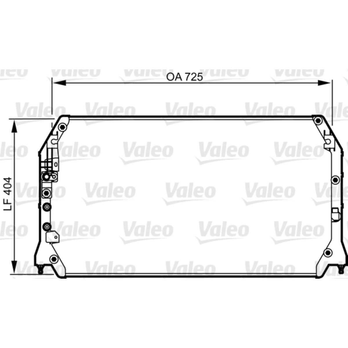 Lauhdutin, ilmastointilaite VALEO 814247