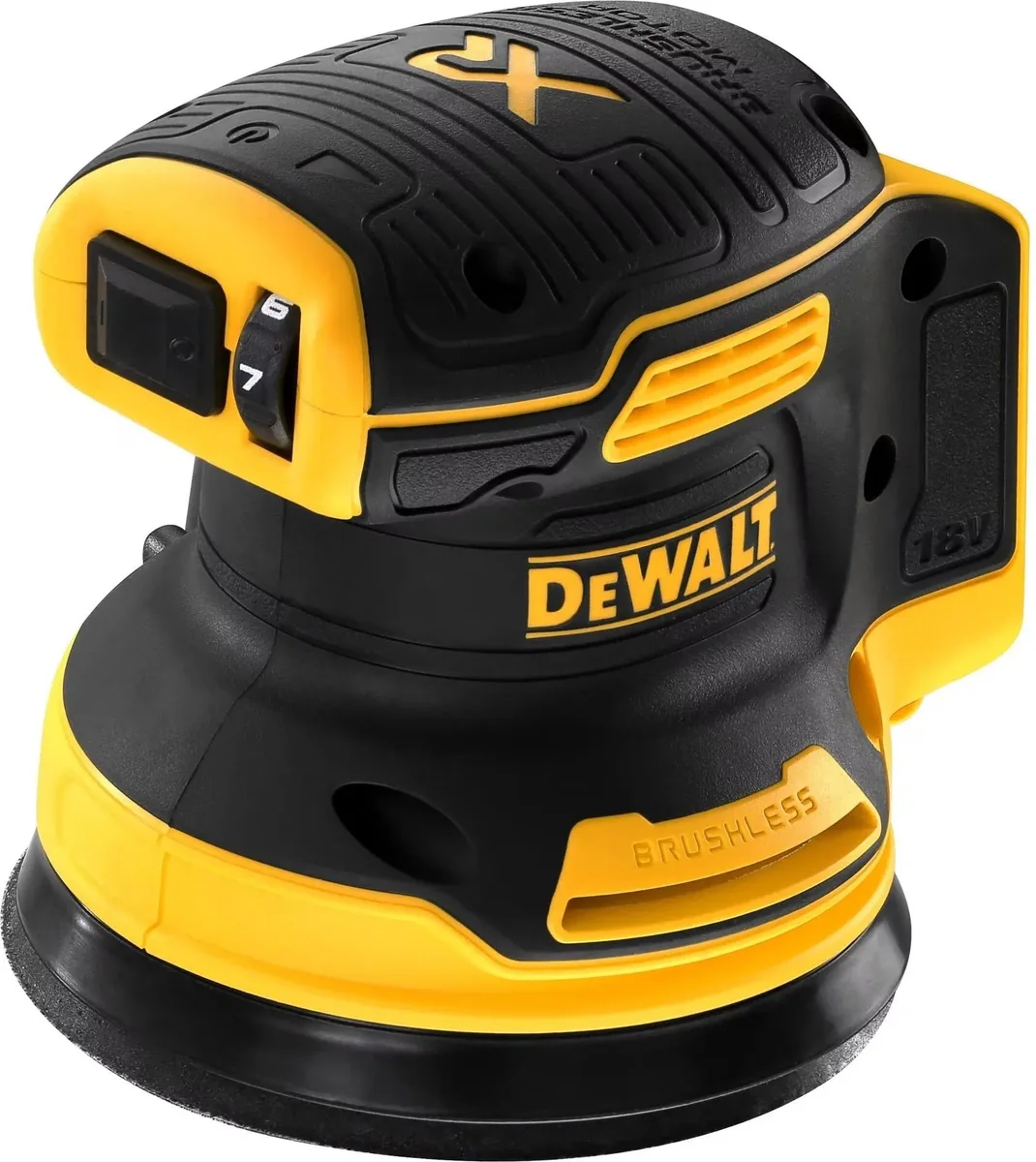 Dewalt 18V XR harjaton 125mm hiomakone