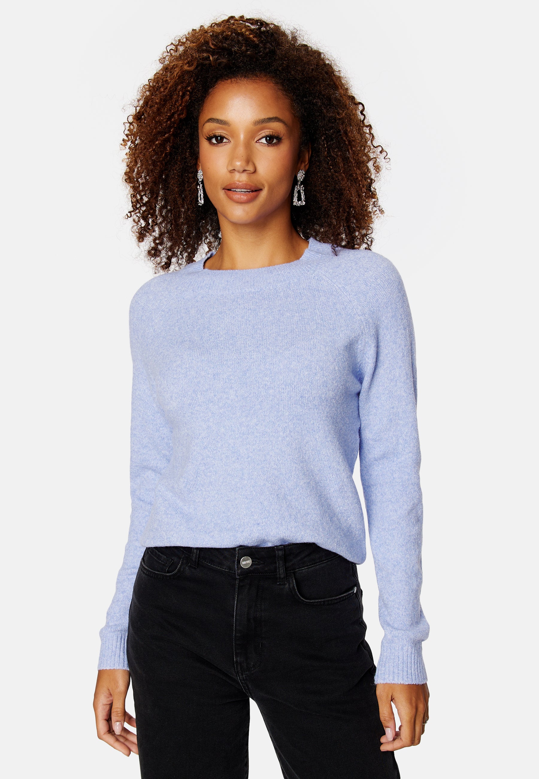 VERO MODA Neulepaita 'VMDoffy' vaaleansininen