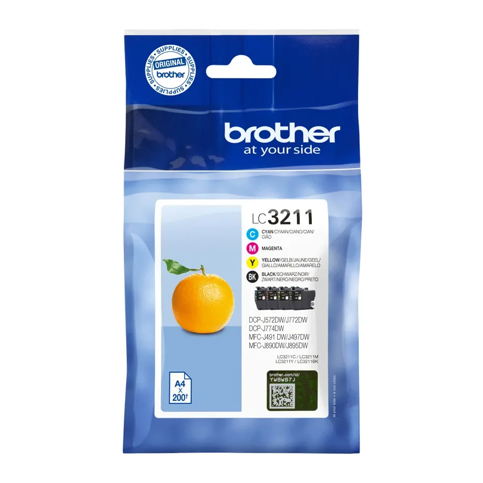 Brother LC3211VALDR (Black Keltainen Cyan Magenta) Ink