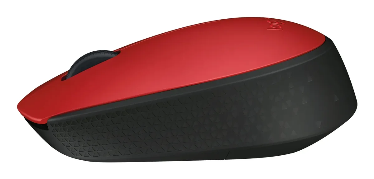 Logitech M171 Wireless - Hiiri - Optinen - 3 painiketta - Punainen