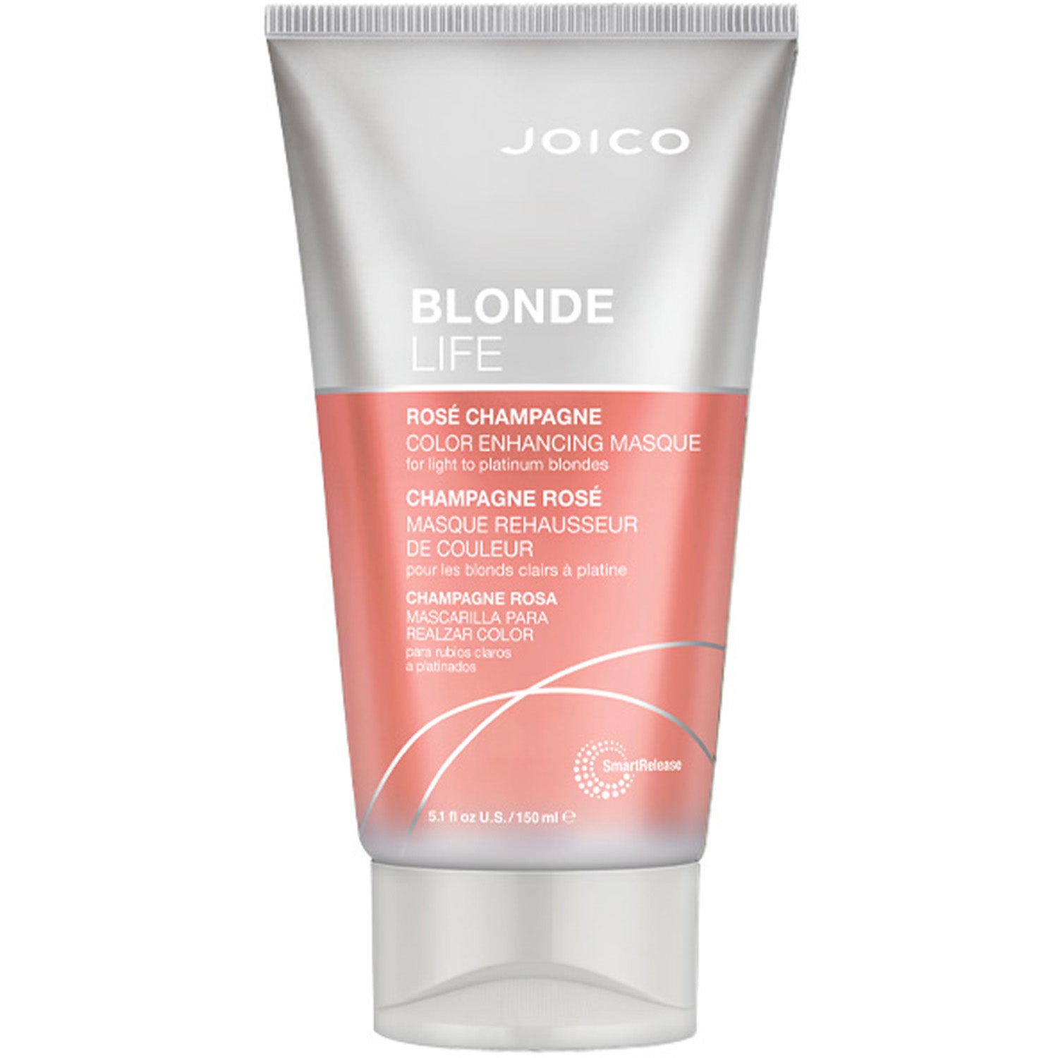 Joico Blonde Life Color Enhancing Masque Rose Champagne - 150 ml