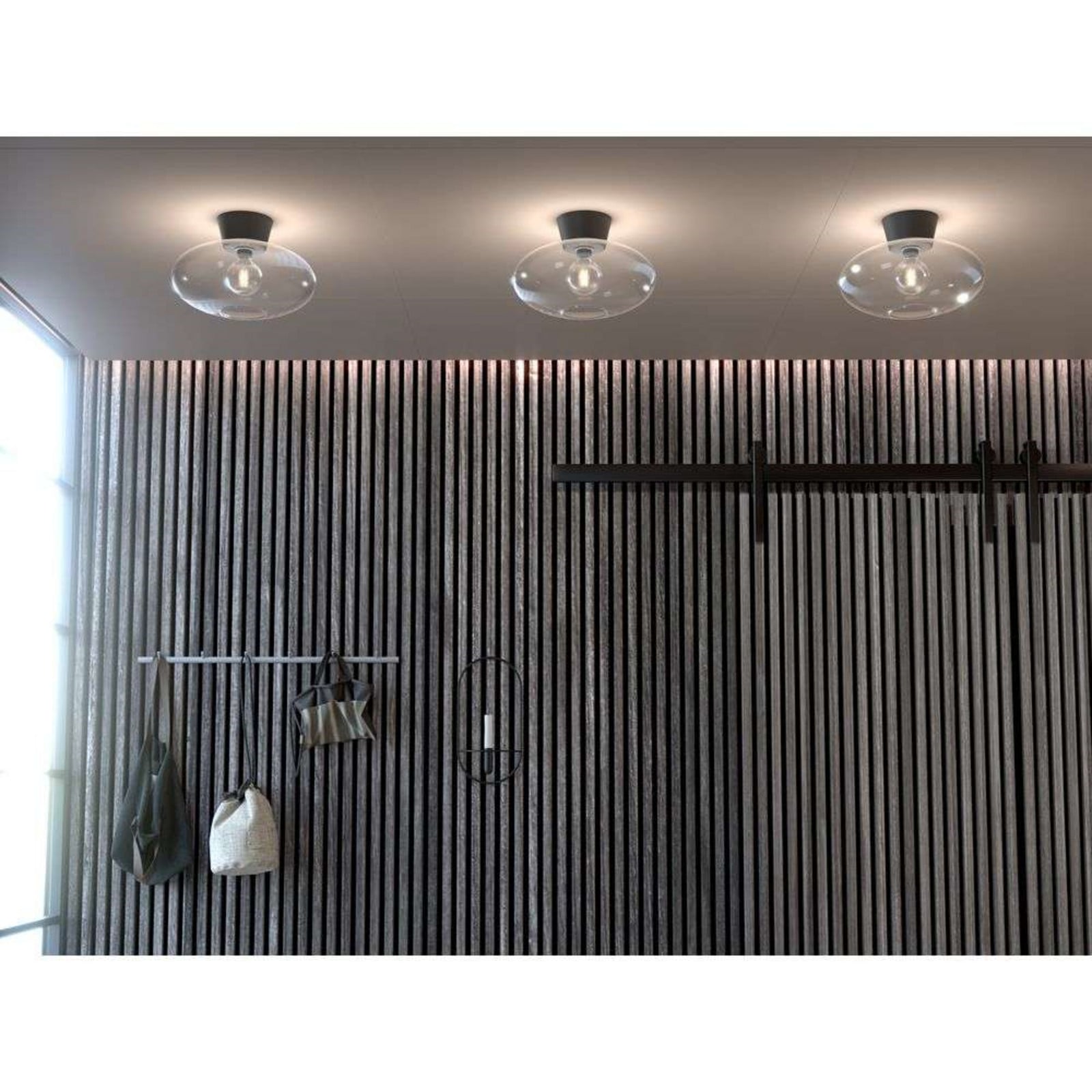 Bullo Kattovalaisin XL Ø38 Matt Black/Clear - Belid - Olohuone - Metalli
