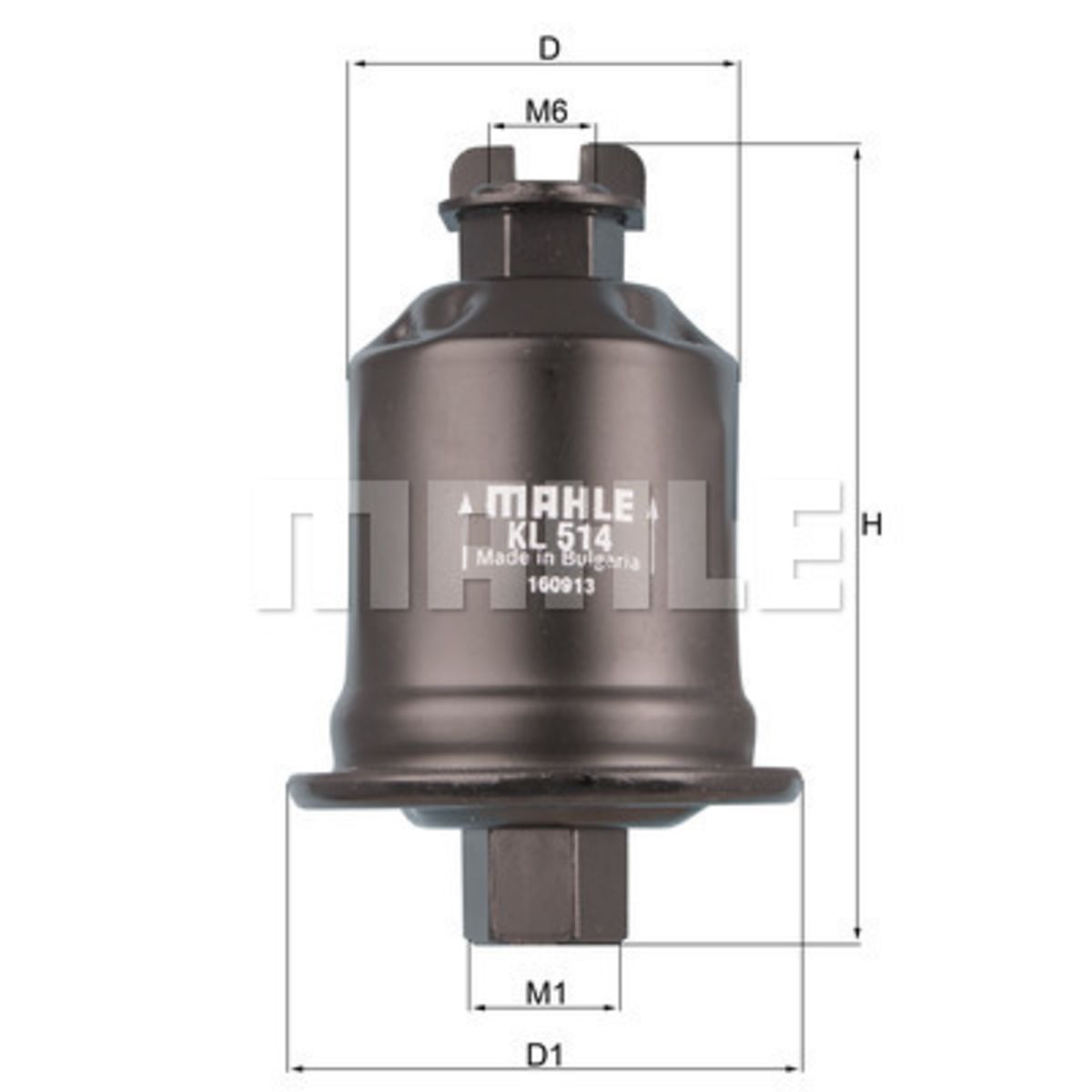 Polttoainesuodatin MAHLE KL 514