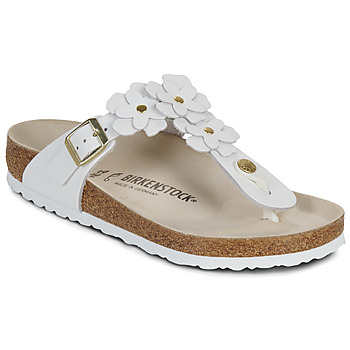 BIRKENSTOCK Varvastossut 'Gizeh Flowers 1026686'  valkoinen