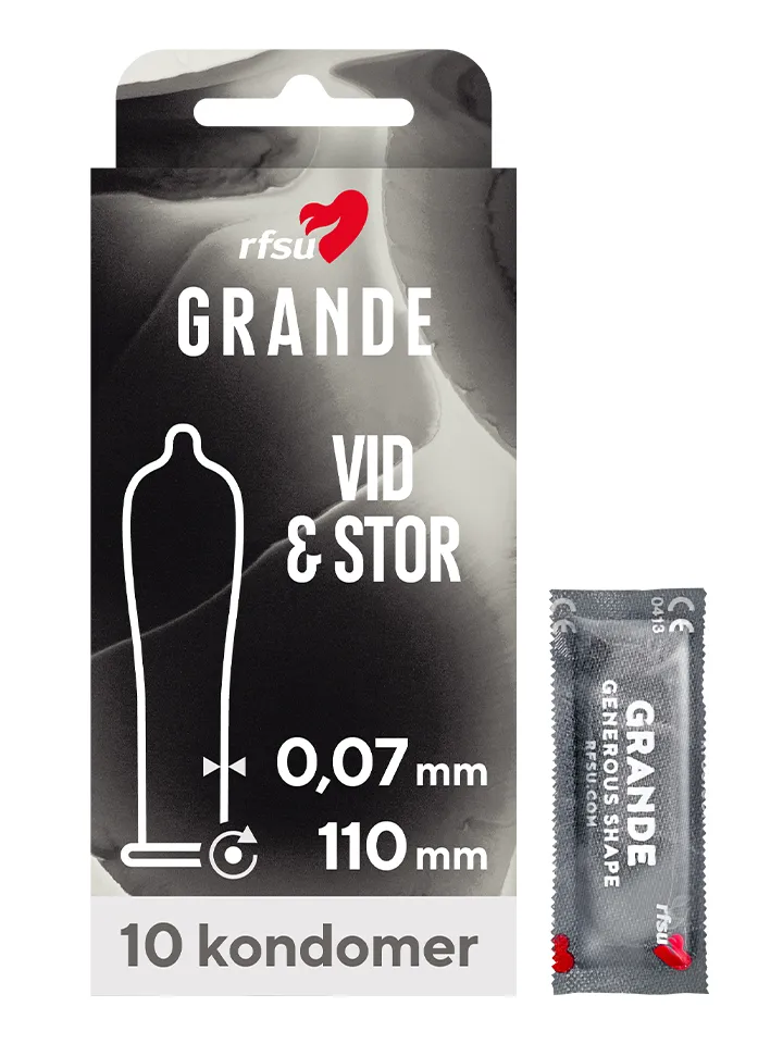 RFSU Grande Kondomer 10-pack Isot kondomit