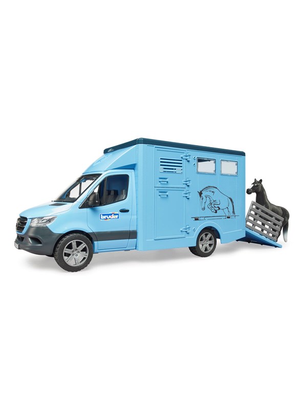 Bruder Mercedes-Benz Sprinter animal transport with horse toy
