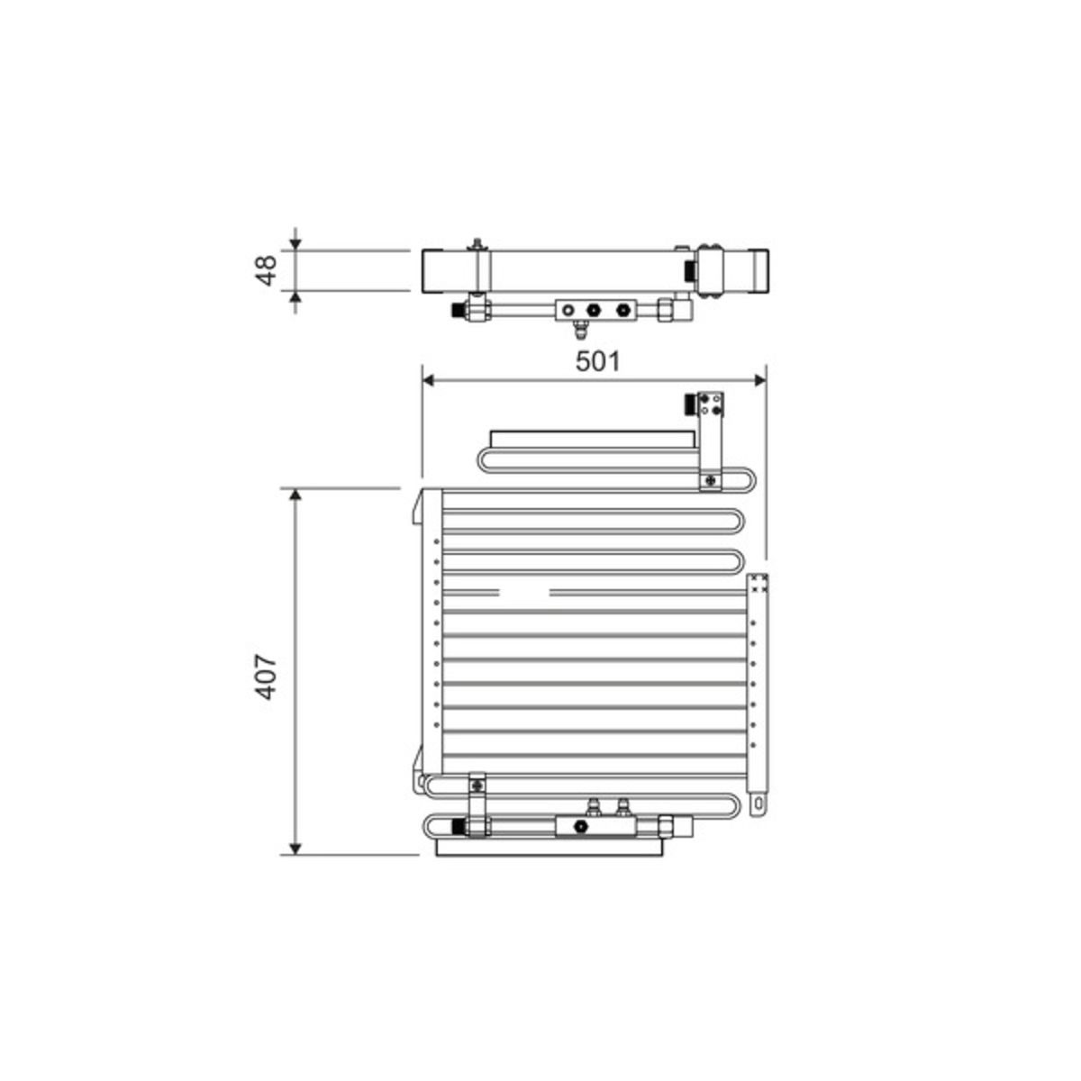 Lauhdutin, ilmastointilaite VALEO 814288