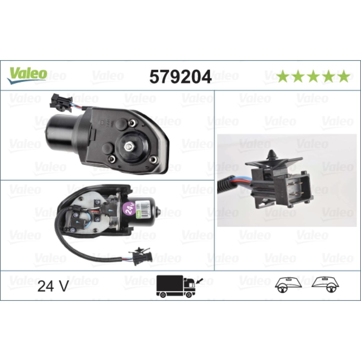 Pyyhkijän moottori VALEO 579204