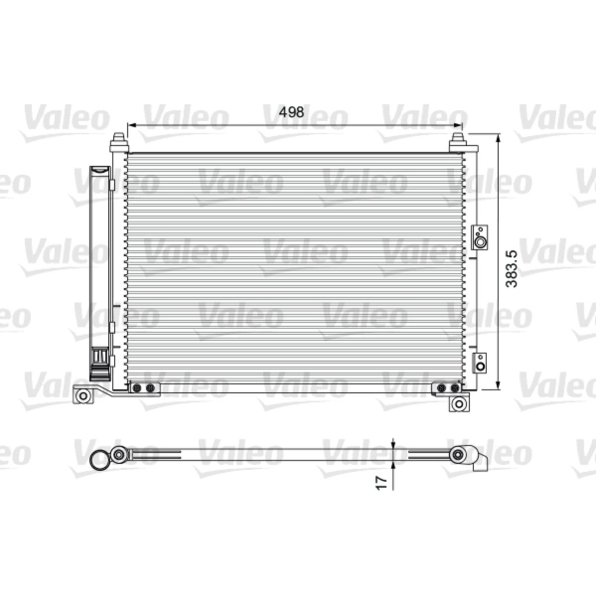 Lauhdutin, ilmastointilaite VALEO 814403