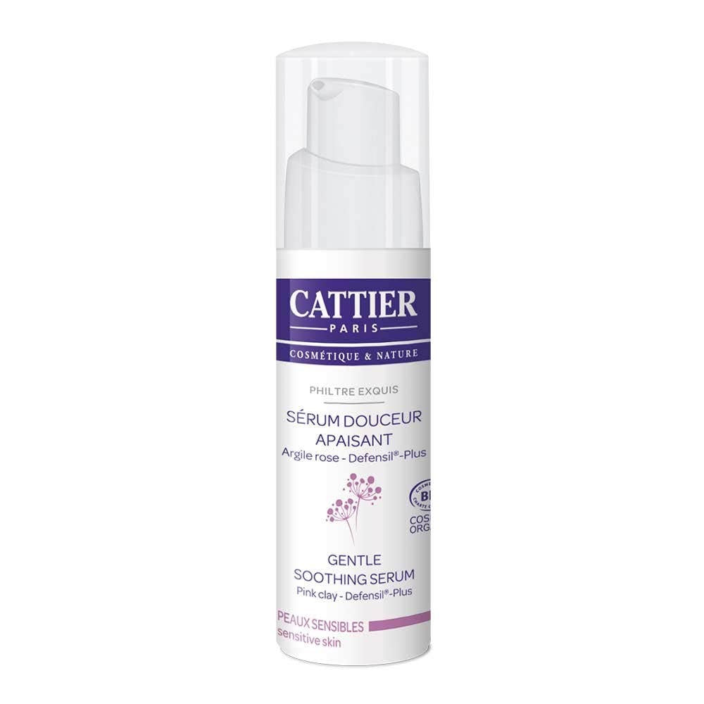 Cattier Soothing Softness Serum Exquisite Filter Sensitive Skin Organic 30ml
