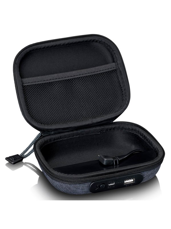 Lenco PBC-20GY - Case with built-in powerbank - Grey