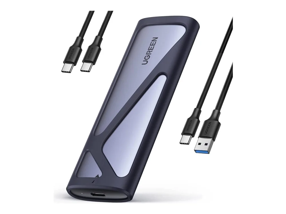 UGREEN - storage enclosure - 10 Gbps - M.2 Card (PCIe NVMe & SATA) - USB 3.2 (Gen 2)