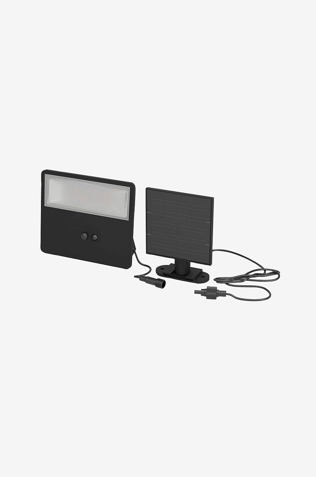 EGLO Panettieri Solar Wall 1500LM with Sensor Black/White
