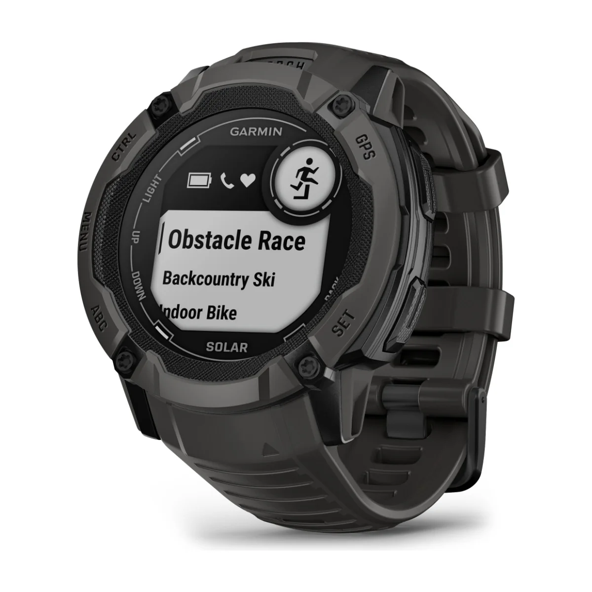 Garmin Instinct 2X Solar 50mm -urheilukello, Graphite