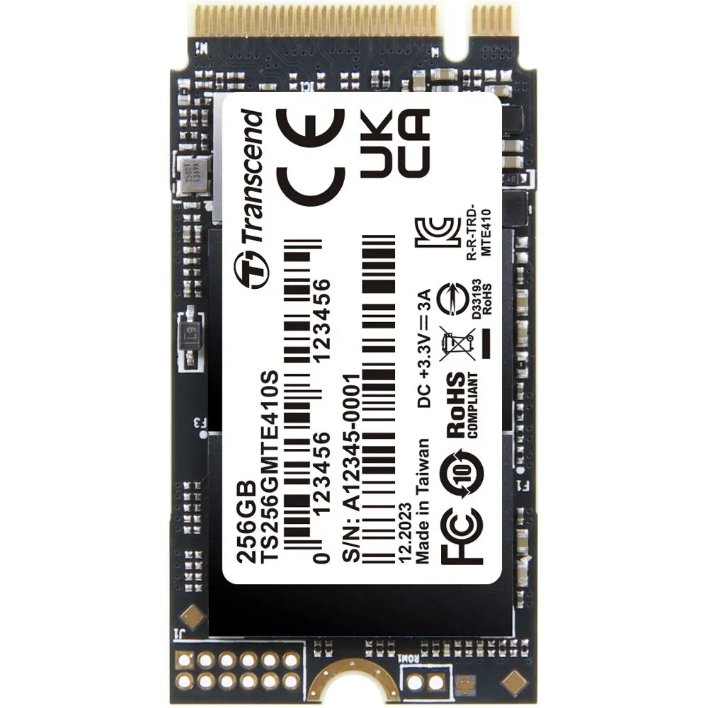 Transcend MTE410S SSD - 256GB - PCIe 4.0 - M.2 2242