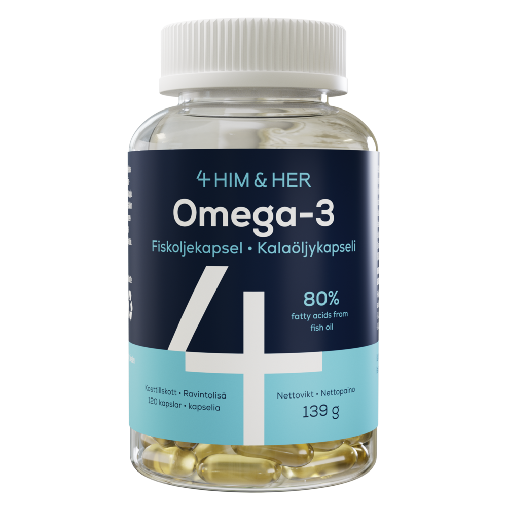 4HIM&HER Omega 3 kapseli 120 kpl