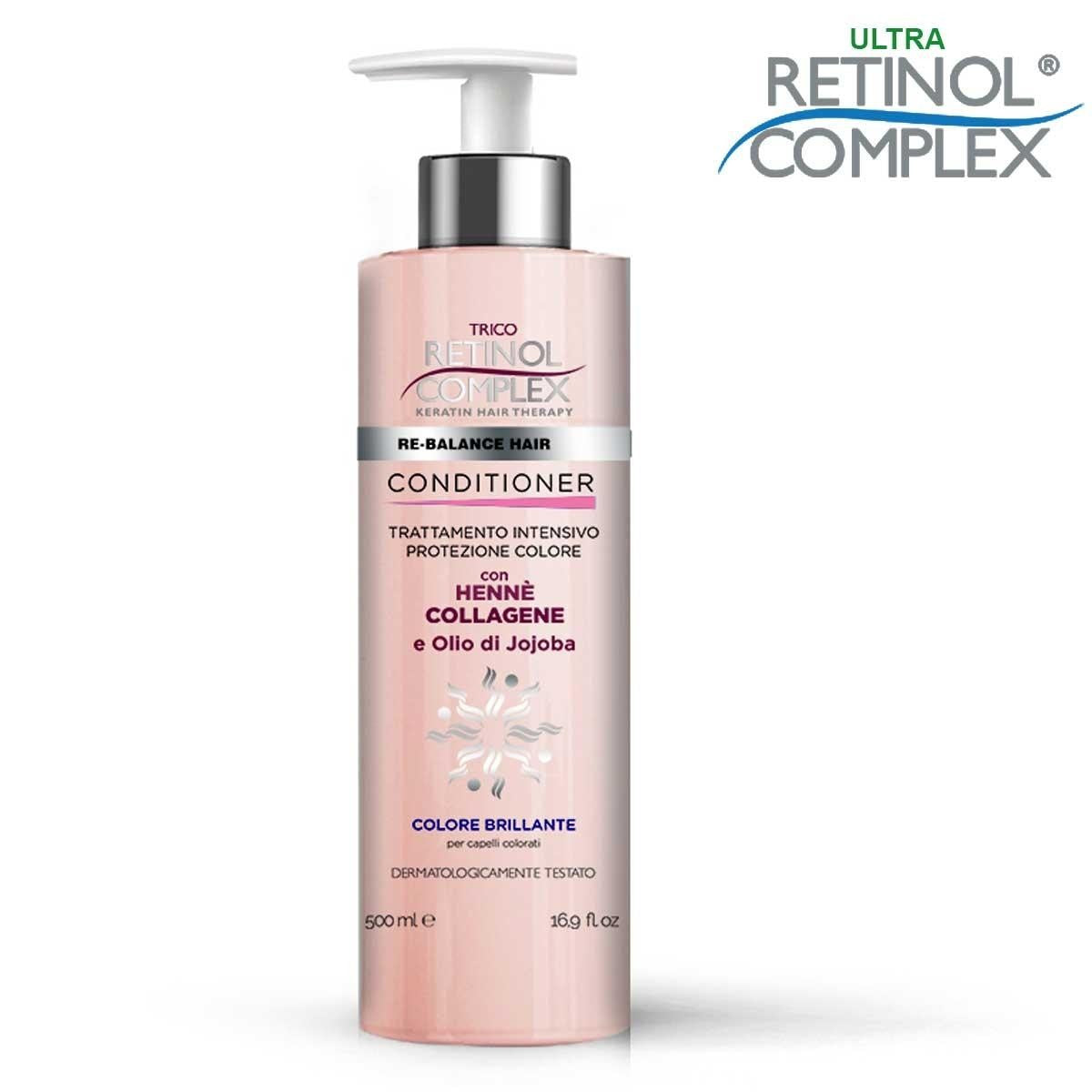 Keratin Complex hoitoaine 500 ml värisuoja hennalla ja kollageenilla