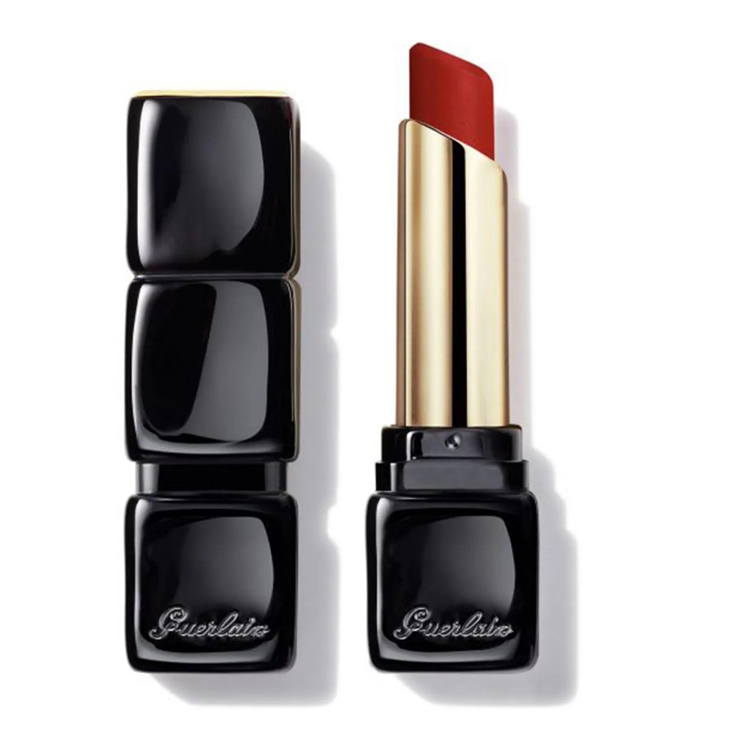 Guerlain Kiss Lipstick 910 Wasted Red 1un