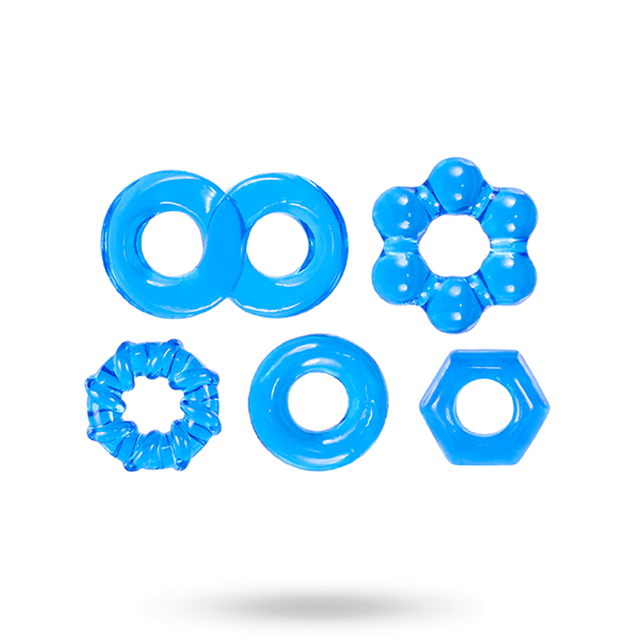 Hardcore Powerful Infinity C-Ring Set Blue Penisrengas paketti