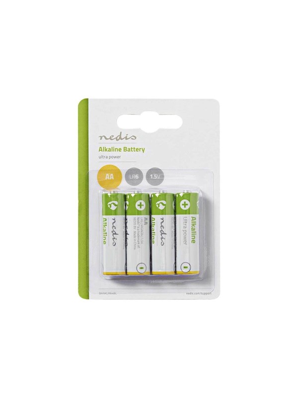 Nedis Alkaliparisto AA | 1.5 V DC | 4 Kpl pakkaus