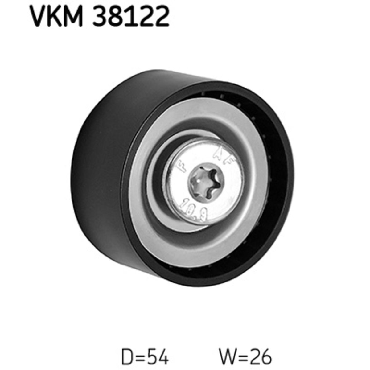 Ohjainrulla, moniurahihna SKF VKM 38122