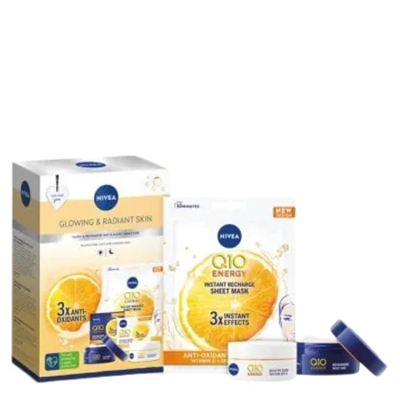 Nivea Q10 Glowing & Radiant Skin Lahjasetti – 3 kpl