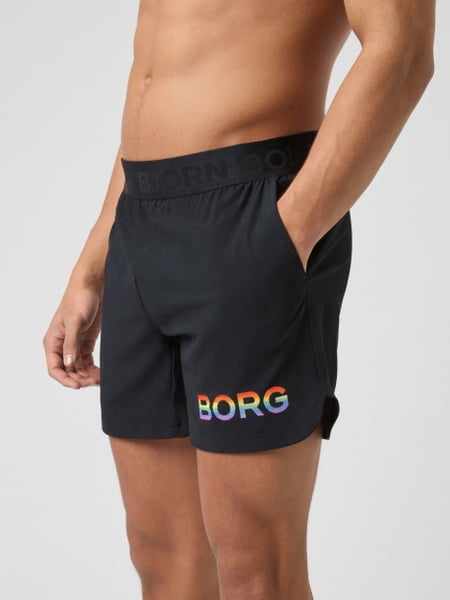 BJÖRN BORG Urheiluhousut lila / oranssi / punainen / musta