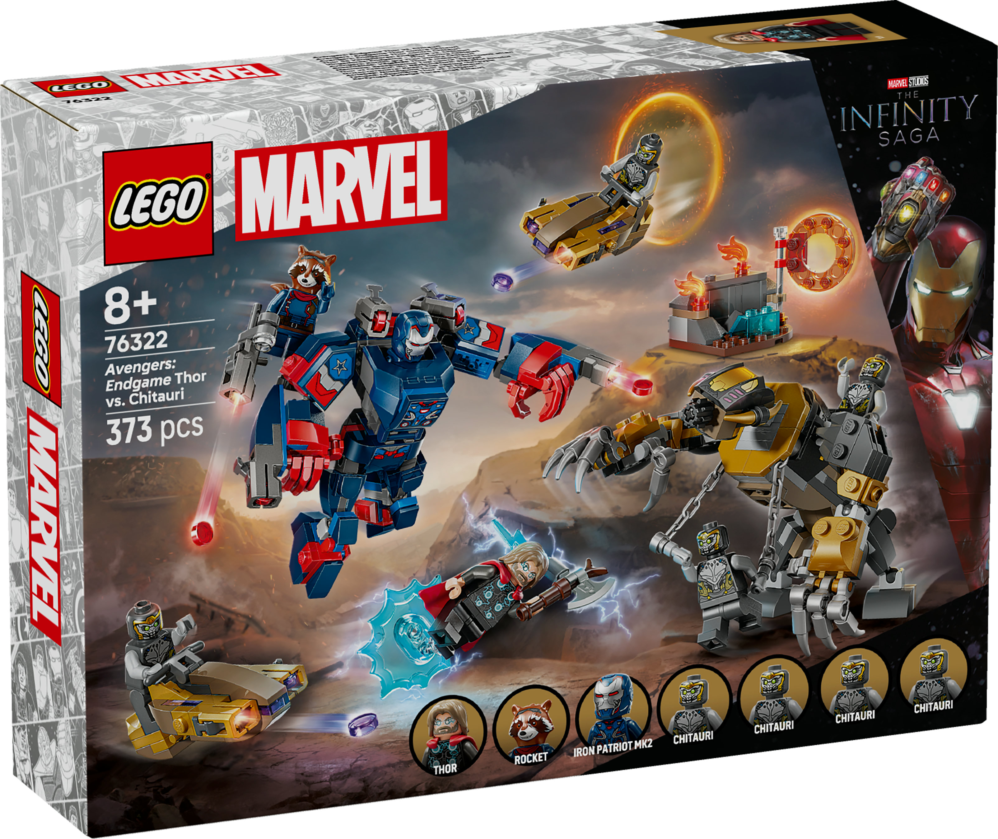 LEGO Super Heroes 76322 Avengers: Endgame Thor vastaan Chitauri
