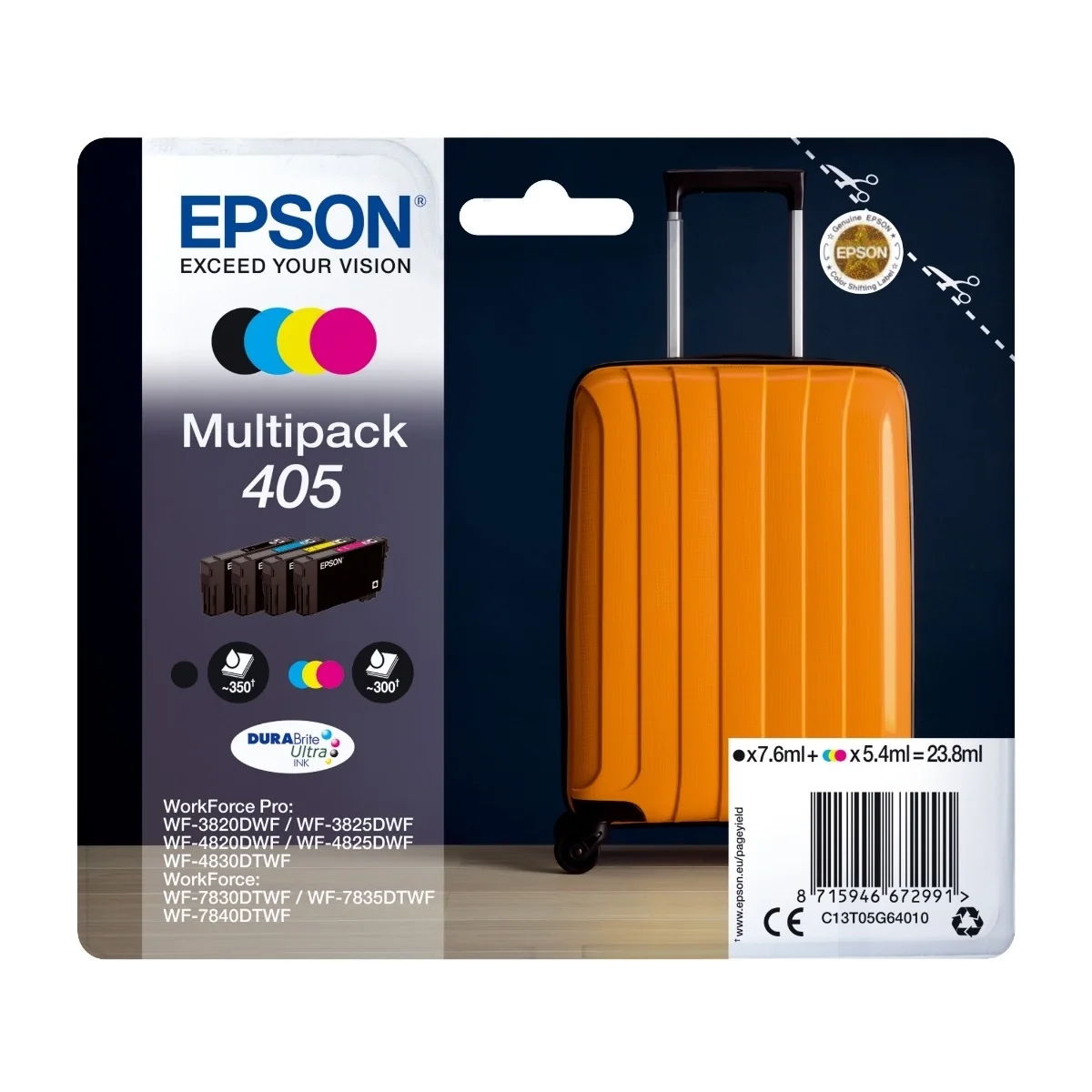 Epson T405 multipack 4-väriä