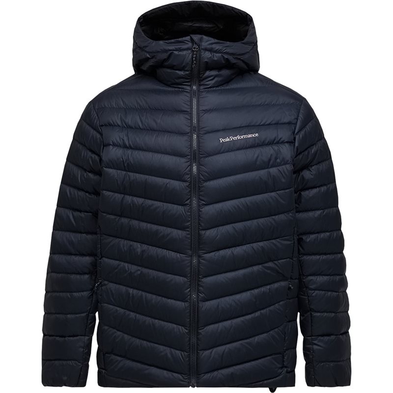 Peak Performance M Frost Down Hood Jacket Black - M