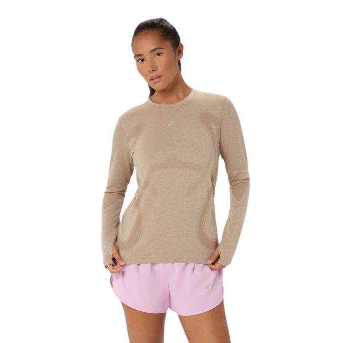 ASICS Road Seamless LS Top K. S Beige Naiset