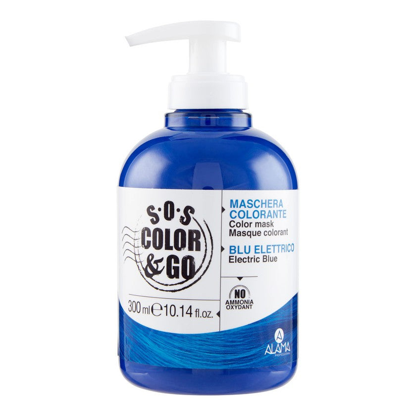 Alama Sos Color E Go Sähkönsininen Sävyttävä Naamio Hiuksille 300ml