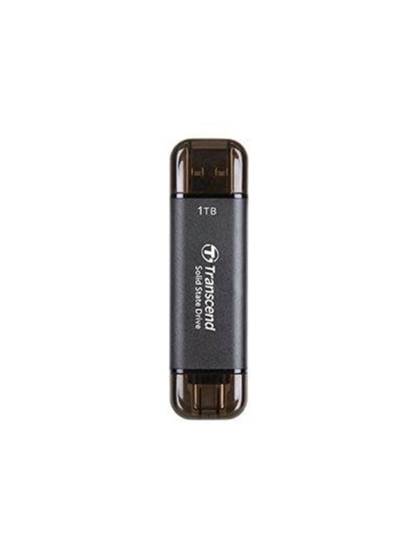 Transcend ESD310 SSD - 256GB - Musta - Ulkoinen SSD - USB 3.2 Gen 2x1