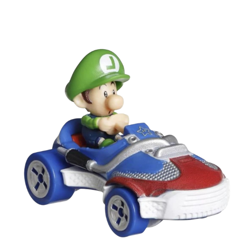 Hot Wheels Mario Kart Baby Luigi Sneeker Leluauto
