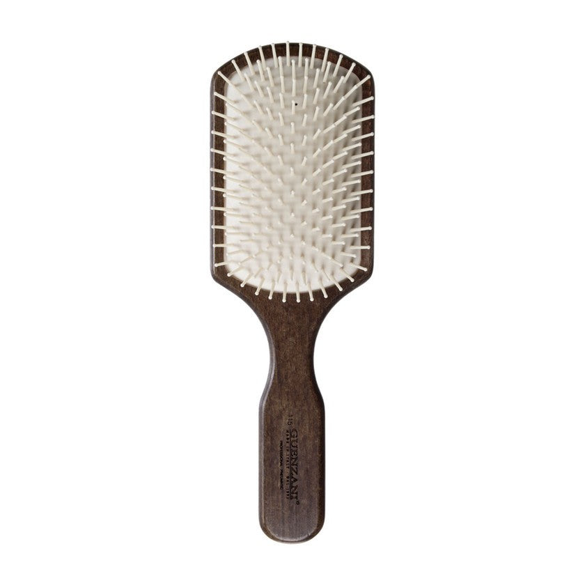 Guenzani Maxi hiusharja pähkinäpuun väriseksi petsatusta pyökkipuusta, pneumaattinen 115