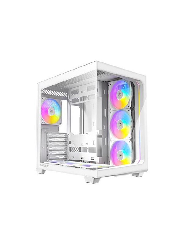 ANTEC C5 -miditornikotelo RGB-valaistuksella, valkoinen