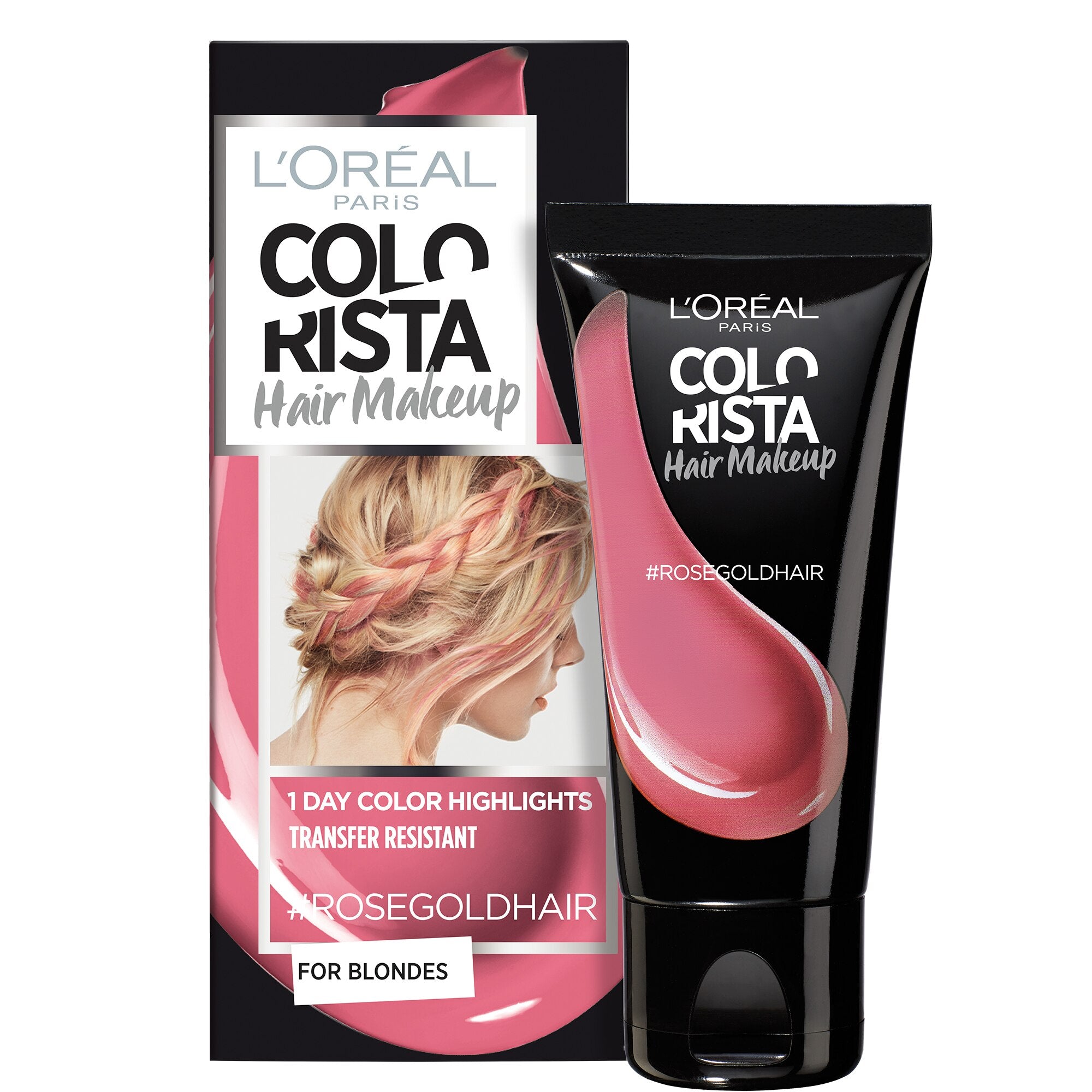 L'Oreal Paris, Colorista meikki, puolipysyvä hiusväri, #kultainen ruusu, 30 ml