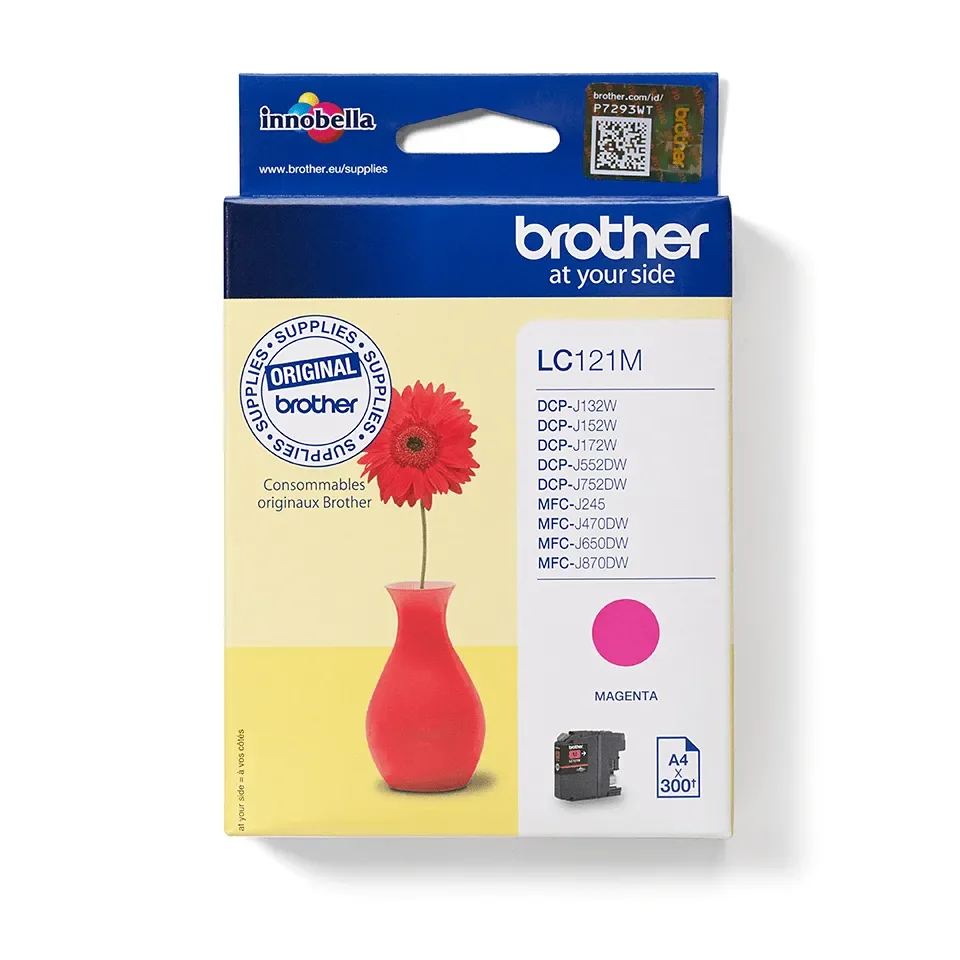 Brother Muste Magenta Lc121m - Dcp-j752dw