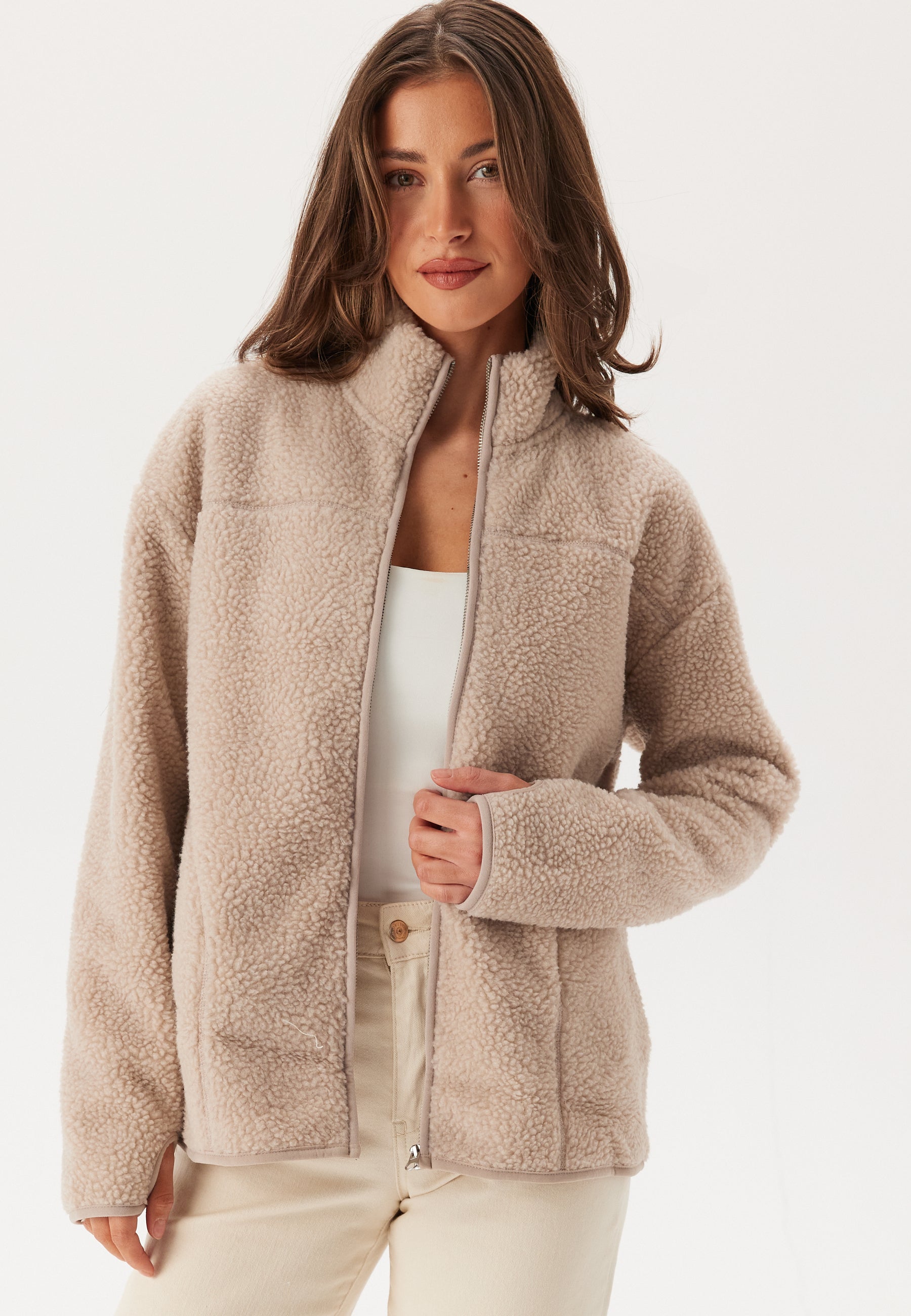 Pcsadia Ls Teddy Jacket Noos