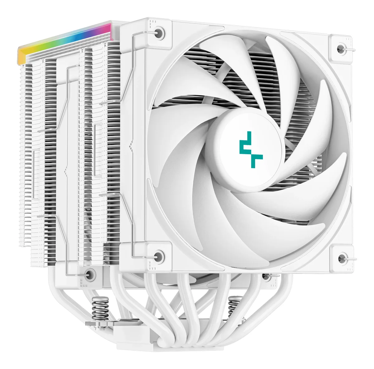 DeepCool AK620 Digital, 2x120 mm ARGB -prosessorijäähdytin, valkoinen