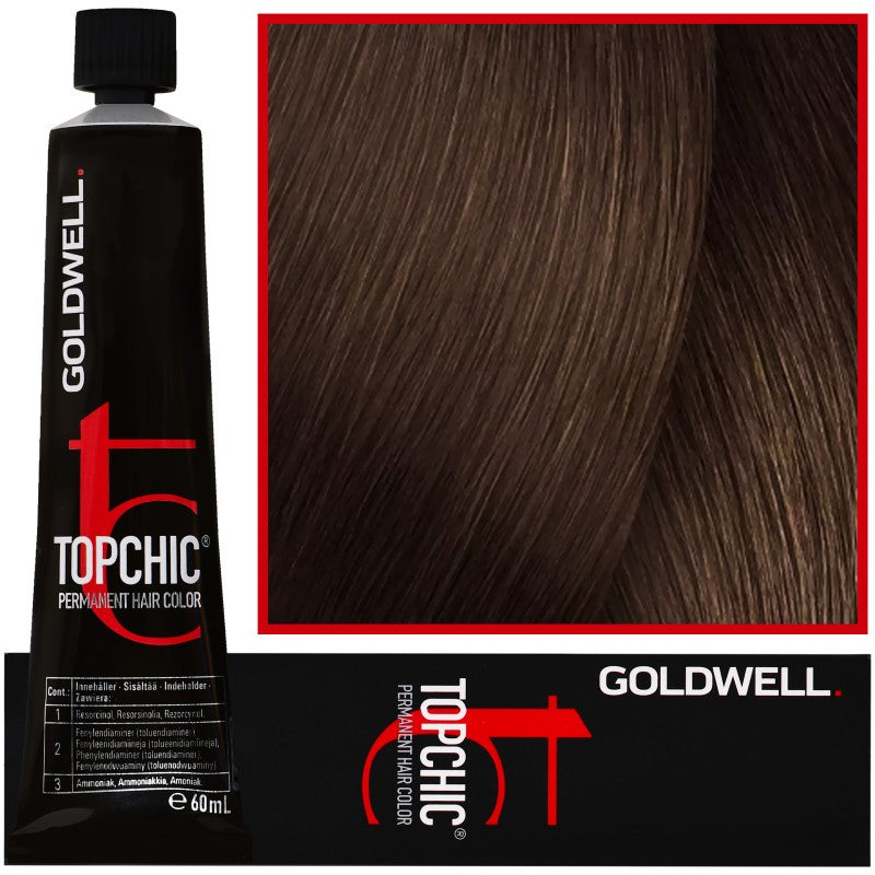 Hiusväri Goldwell Topchic 60ml 6-NA Tumma luonnollinen tuhkanvaalea