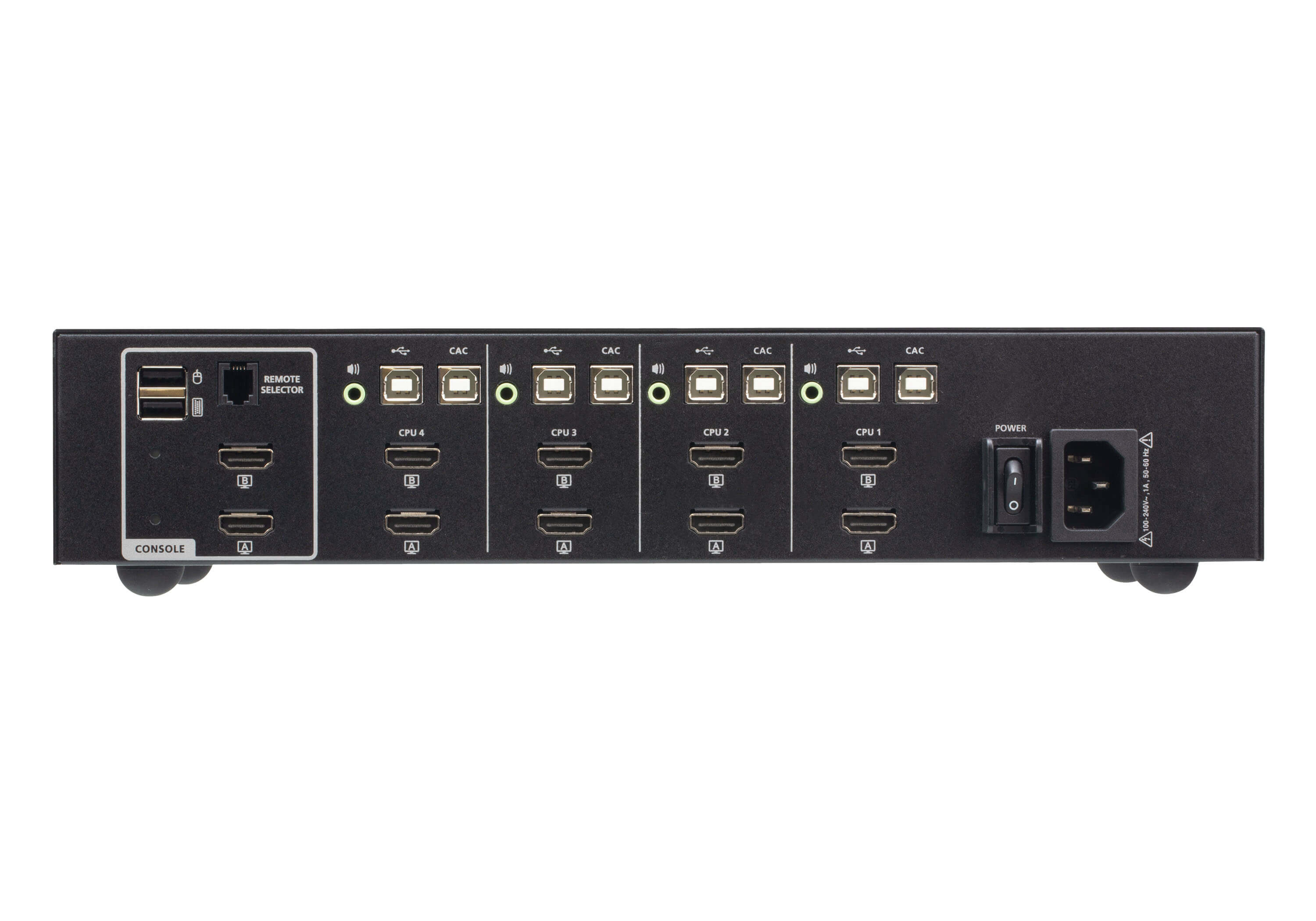 Aten Cs1144h4c Kvm-kytkin Musta