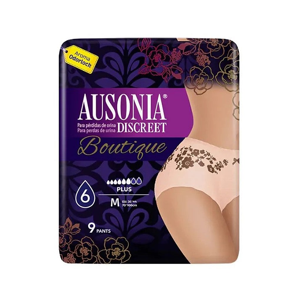 Ausonia Discreet Boutique pikkuhousut-housut 9 kpl