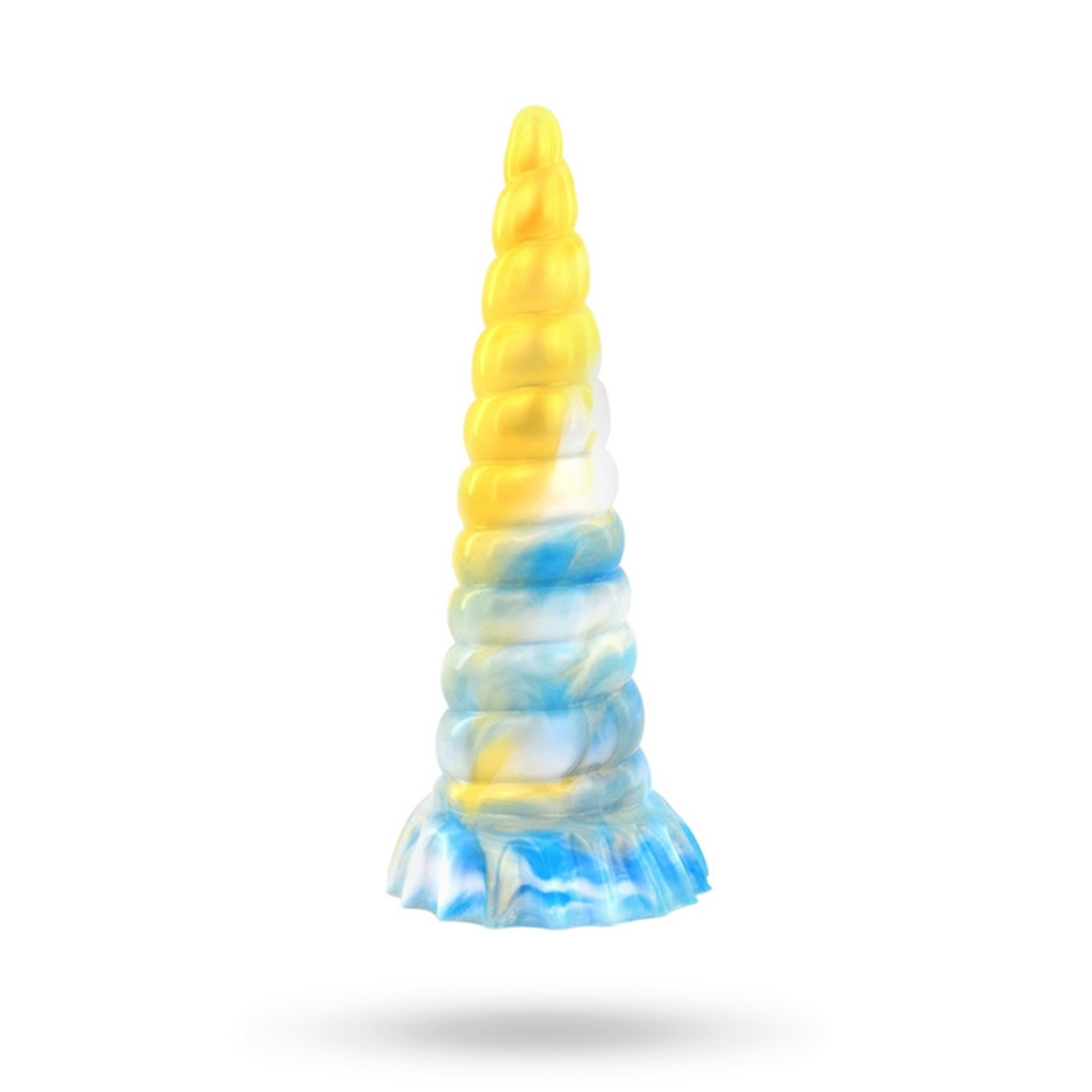 Plug Korn Gold-Blue 25 cm Dragon Dildo