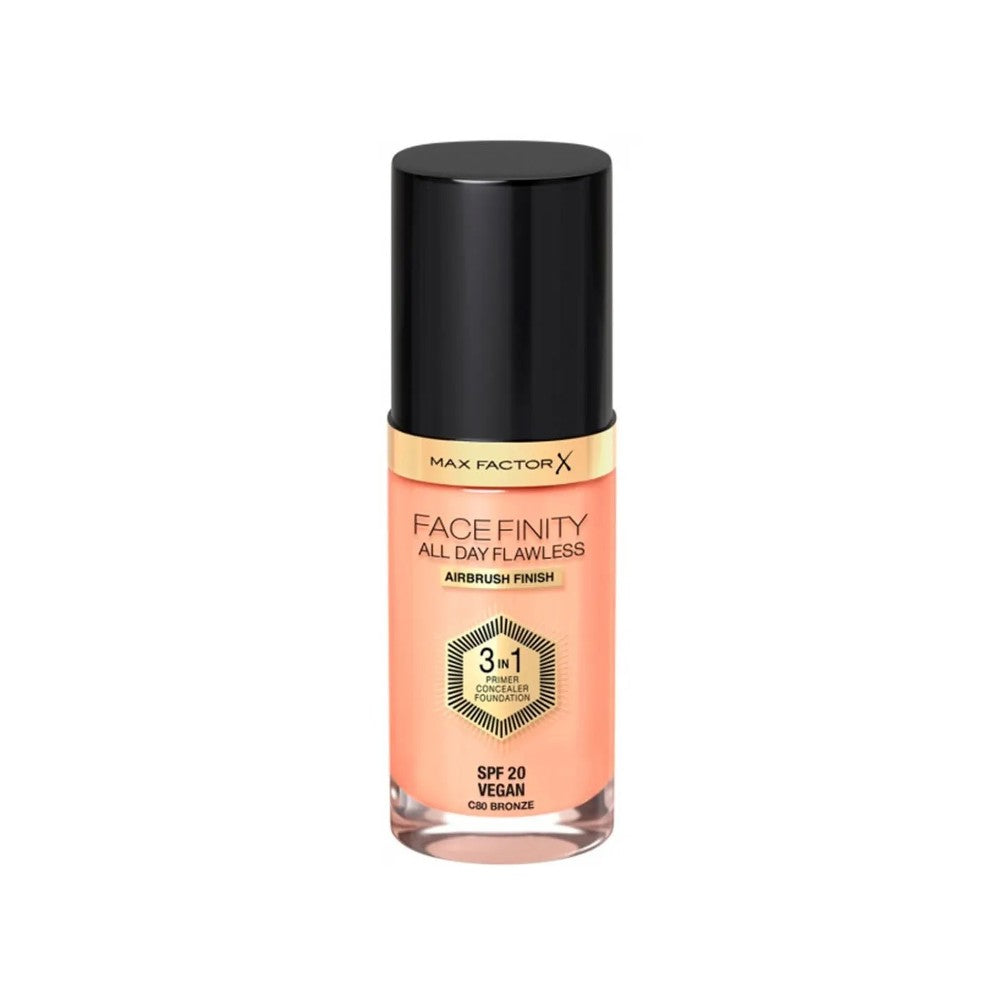 Max Factor Facefinity 3in1 primer, peitevoide ja meikkivoide 80-Pronssi 30ml