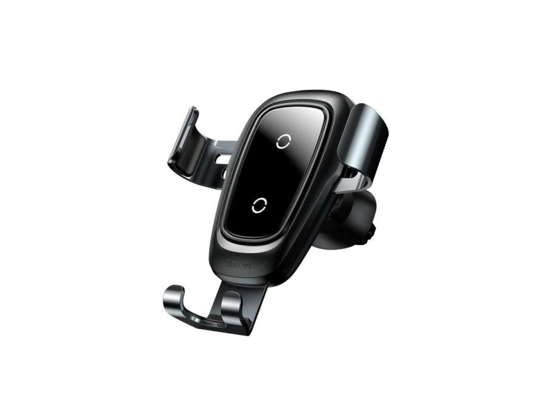 Baseus Metal Langaton laturi Gravity Car Mount for Smartphones - Musta
