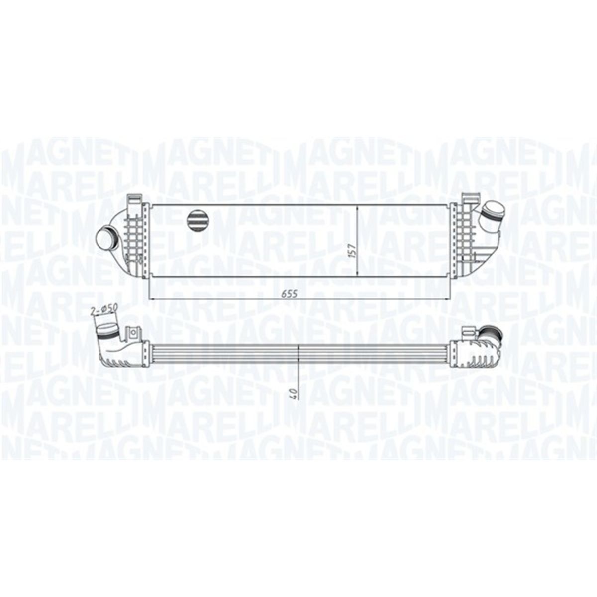 Välijäähdytin MAGNETI MARELLI 351319204370
