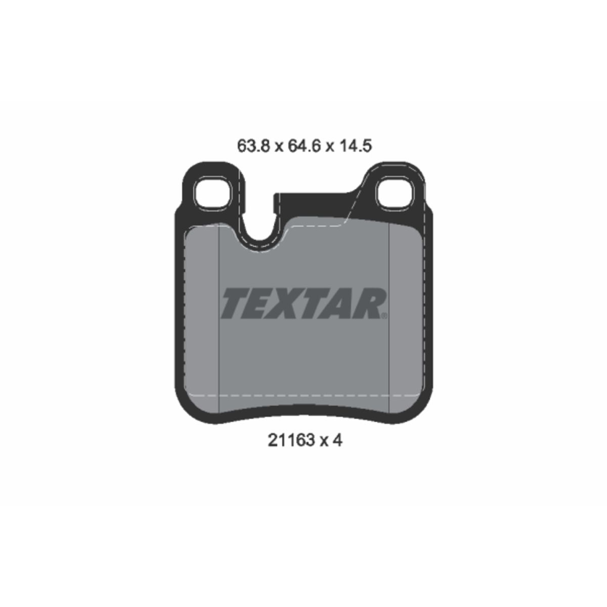 Jarrupalat, levyjarru TEXTAR 2116301