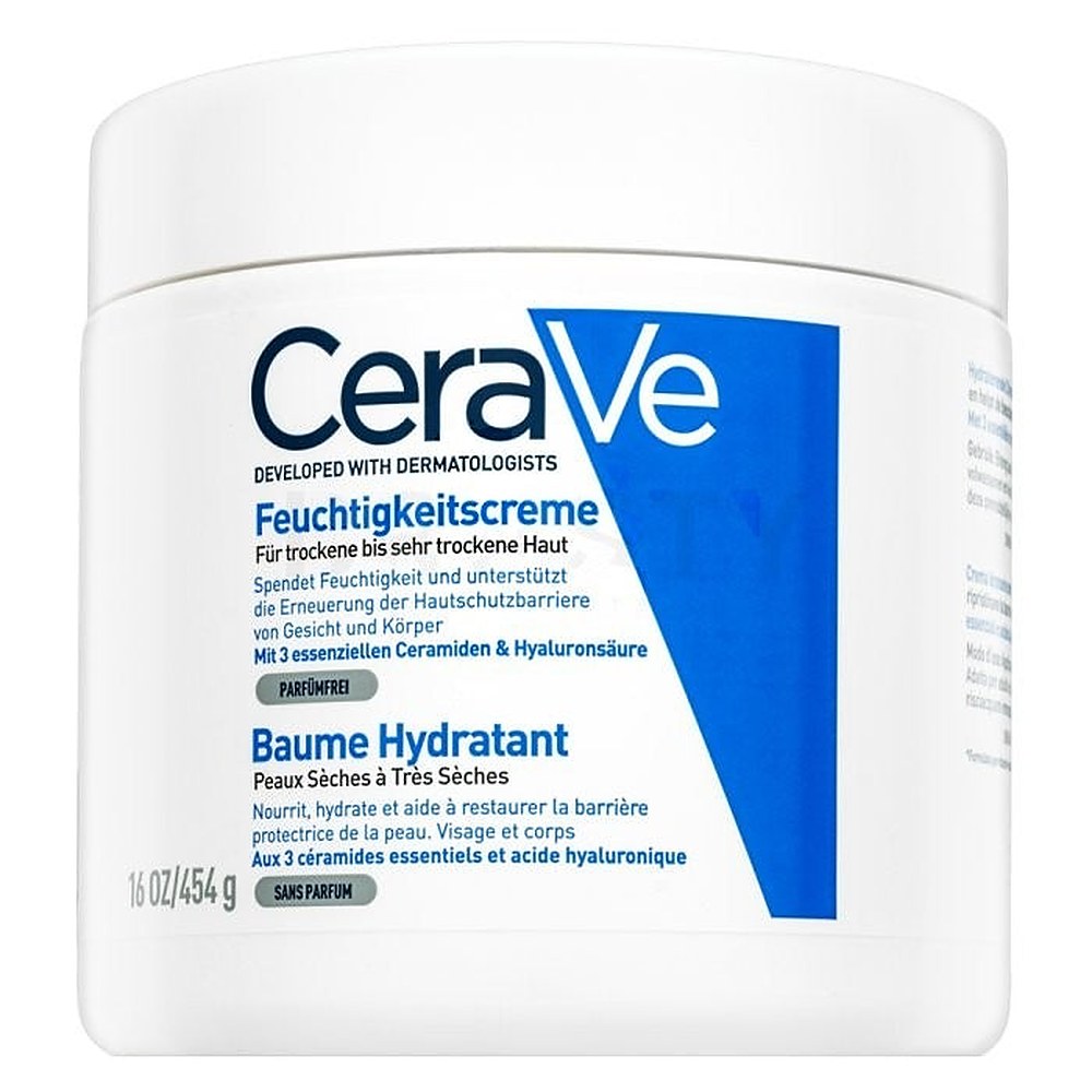 Cerave Kosteuttava voide kuivalle tai erittäin kuivalle iholle (Moisturizing Cream) - Tilavuus: 454 g